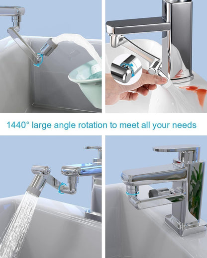 AquaFlex™ Rotating Faucet Extender Aerator